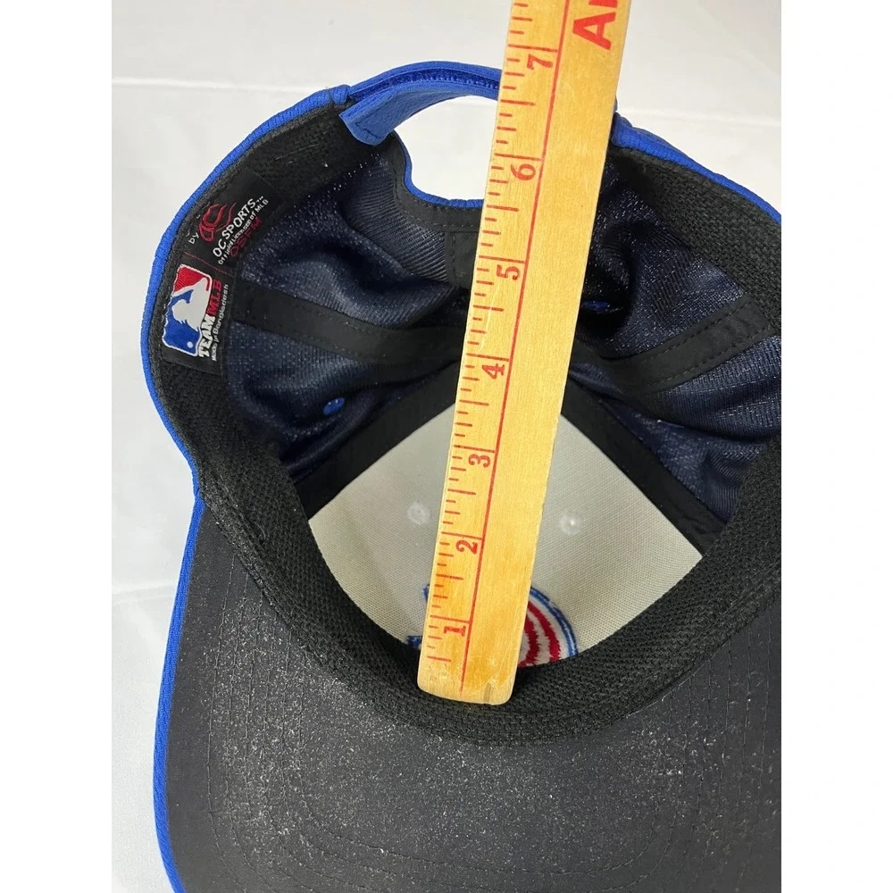 Team MLB Atlanta Braves Hat Cap Adjustable Blue White‎ Fitted Look
